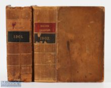 1901-02 Racing Calendar Races Part two leather bound complete year completed raced by the Jockey