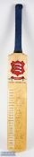 c2002 Essex CCC Signed Cricket Bat, with signatures of Ronnie Irani, Paul Grayson, Asley Cowan,