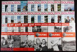Golfing Magazines selection 1961-64 (36) 1961 full year, 1962 Jan, Mar, Nov, 1963 Feb, Mar, Apr