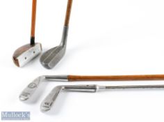 4x Assorted clubs to incl standard Golf Club Ray model putter with sound hosel, range finder jigger,