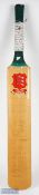 Essex CCC Team Signed Cricket Bat, with noted signatures of Mark Waugh, Ronnie Irani, Peter Such,