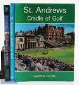 2x Modern Golf Books on History of St Andrews Golf Links one signed - Tom Jarrett signed 