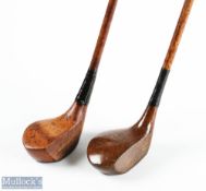 Gibson of Kinghorn star model socket head driver together with a light stained beechwood brassie