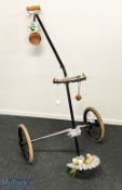 Vintage Bagless Golf Caddie Trolley a well-engineered patent pending 