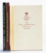3x Golf Histories Books - Wellingborough Golf Club 1893-1993 Ralph Grey Jones, The story of Oak Hill