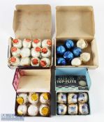 36x Golf Ball Collection a mixed lot of part filled boxes, of Dasco 300 wrapped in a box of 6,