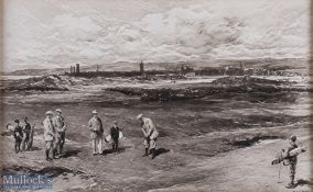 Michael J Brown (after) Life Association Golf Print titled 