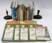Quantity of Cricket books to include Pace Like Fire - Wes Hall 1965, Cricket Umpiring - David