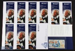 10x Jack Nicklaus 18x Major Golf Winner Collection of Royal Bank of Scotland £5 Bank Notes - to