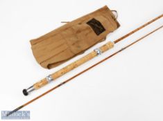 Alex Martin Glasgow split cane spinning rod 