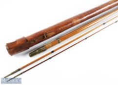 Army & Navy Victoria Street, London greenheart fly rod 12' 3pc (middle section 4