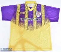 Scarce 1995-1997 Clydebank FC Away Replica Football shirt, made by Mitre, size 46