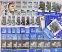 Collection of Birmingham City home match programmes 1949/50 Manchester City, 1951/52 Leyton