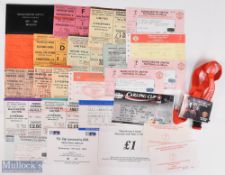 TICKETS: Selection of Manchester Utd home match tickets 1962/63 Blackburn Rovers (sl. stain), 1967/