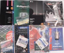 Collection of League Cup finals 1983 Milk Cup Liverpool v Manchester Utd, 1991 Rumbelows Sheffield