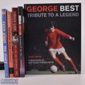 Selection of Manchester United autobiographies and biographies (5) to include Denis Law, Bill