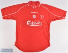 2001 Liverpool v Cardiff Cup Final Replica Football Home Shirt, Reebok 38