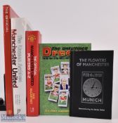 Assorted Manchester United books (5) to include Unseen Archives, Illustrated Encyclopaedia, Players'
