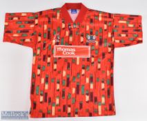 1994-1996 Scarce Peterborough Away Pizza Replica Football Shirt, made by Posh leisure, size 38