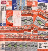 Collection of Manchester Utd home match programmes 1951/52 Stoke City (poor), 1953/54 Newcastle