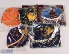 5x Retro Football Caps, A collection of well-made caps good for display (5)