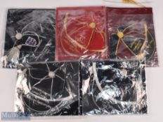 5x Retro Football Caps Champions league final 2009 Barcelona v Manchester United, World Cup 19798