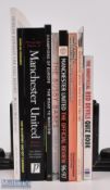 Assorted Manchester United books (10) to include Busby Babes, The Road to Moscow, Duncan Edwards-The