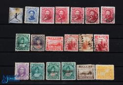 Hawaii - collection of 18 postage stamps 1850s-1890s, including a scarce first issue