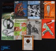 Assorted Sporting Sales Brochures / Catalogues (9) to include Spalding Winter Sports Catalogue,