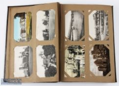 c1910-1920 Postcard Album of India, Aden, Gibraltar, Egypt, Middle East - a very good collection