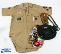Collection of Scouts, Girl Guides and Brownies Uniform, Badges and Insignia