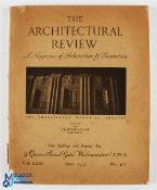 Stratford upon Avon - Shakespeare Memorial Theatre 1932 - special edition of the Architectural