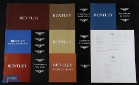 Small Portfolio of Bentley Automobile Sales Pamphlets to include Sports Saloon, Coachwork by Park