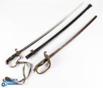 WWI and WWII German Nazi Dress Sword, with original scabbard and sword knot G - comes with a damaged