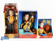 Disney Toy Story and Toy Story 2 Talking Woody Figures - to include 15