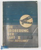 Aviation - 1930s era German sticker book featuring illustrations of the various types of planes