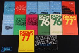 1947-1975 Royal Albert Hall Henry Wood Promenade Concert Programmes, a good selection of 14