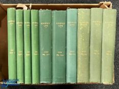 Country Life Magazine 5 Complete Years large Folio bound volumes to include years of 1946, 1947,