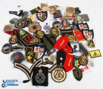 Quantity of Assorted Cloth Badges and Insignia - British and World examples inc police, military,