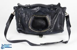 Balenciaga blue leather convertible tote, the large bag has original mirror inside, size #36cm x