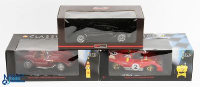 1:18 Scale Model Cars, to include Maisto GT Racing Mercedes CLK-GTR, Porsche 911 GT1, BMW V12 LMR (