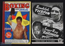 Boxing - Randolph Turpin - Sugar Ray Robinson. 1951. Sub titles 