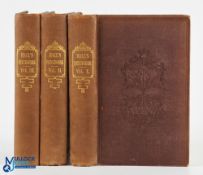 Patchwork by Captain Basil Hall in 3 Volumes (complete) 1841 - Volume I 353 pages. Volume II 370