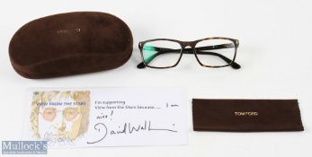 David Walliams Tom Ford Glasses, these were sold at auction for the charity View from the Stars -