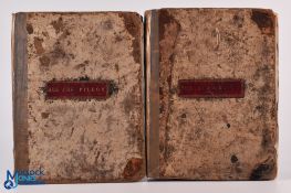 Music - A rare collection of late 18th c engraved music contained in two albums - each with original