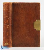 Cash Book - 19th c a meticulously inscribed cash book covering the years 1851-1891 listing income