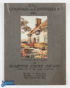 Kent - Eynsford and Farmingham attractive printed sales particulars for the sale of the Hampton