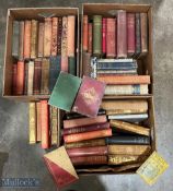 Fox Hunting Book Selection - three cartons of books on fox hunting, including The Best Season on