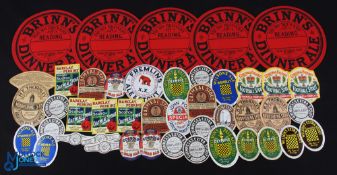 Selection of 35 Beer Bottle Labels - some beer bottle labels from 1890s-1910 period, Wilsons special