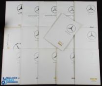 Mercedes Benz Automobile Sales Catalogues/Brochures and Fold Out Posters (16) - to include 600
